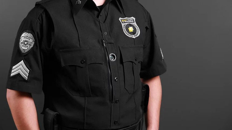 Security guard black uniform